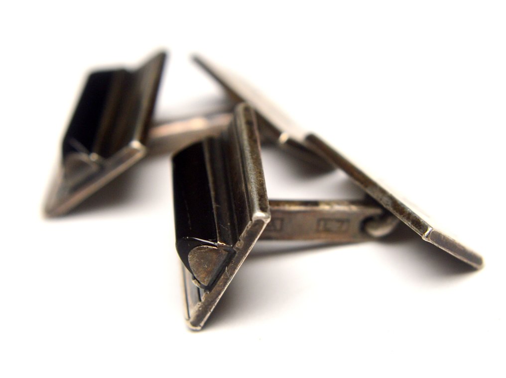 Nincs minimálár - Mandzsetta Finnország 813 Ezüst - Kupittaan Kulta Oy Ónix - Rauno Oma Mättö #2.1