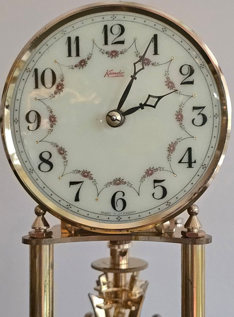 Mantel clock -   KUNDO - small annual clock - revised - 1960-1970 #3.2