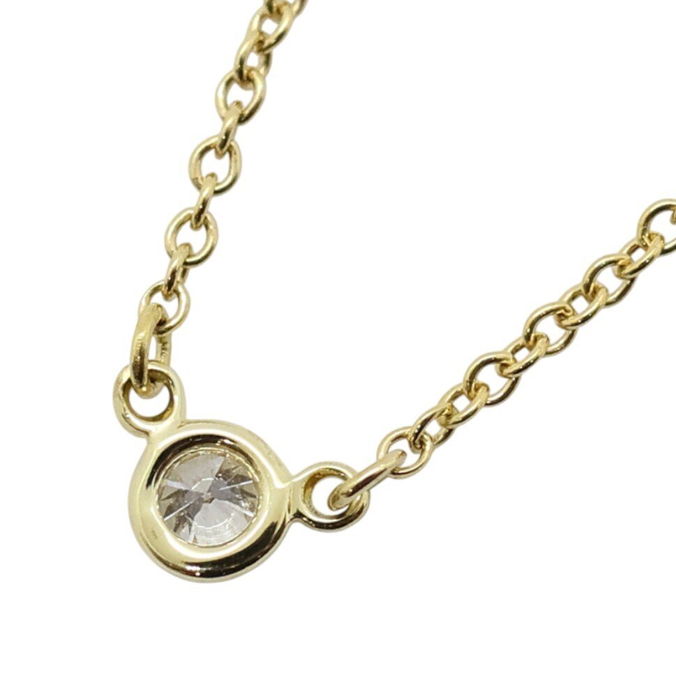 Tiffany & Co. - Collier avec pendentif - Diamonds by the Yard Single Diamond Pendant - 18 carats Or jaune #2.1