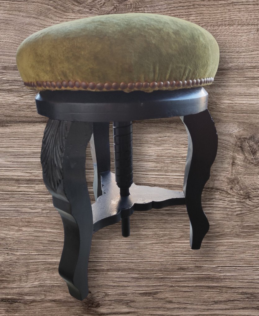 Taburete - Ébano - Taburete de ébano para pianoforte #2.1