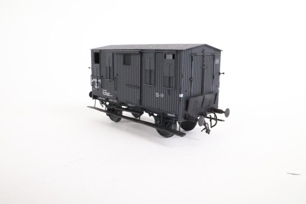 Werps H0 - Model wagonu towarowego (1) - Messing wóz konny 78023 - NS #4.3