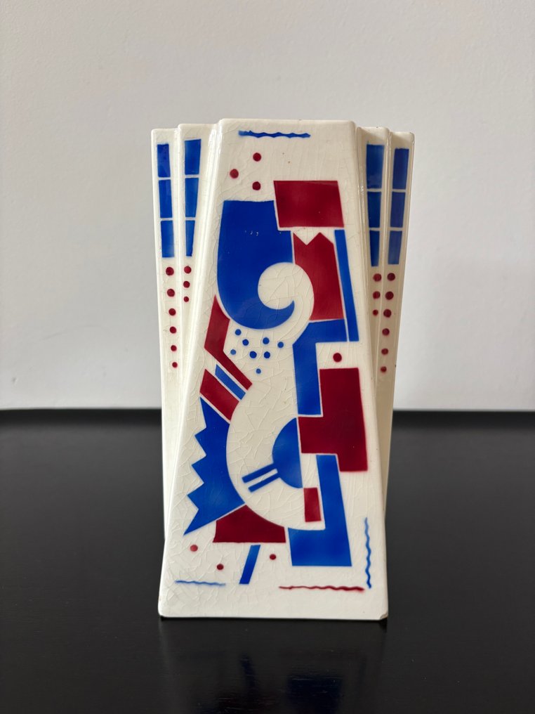 Keller & Guérin Luneville - Geo Conde - Βάζο (2)  - Πήλινο #1.0