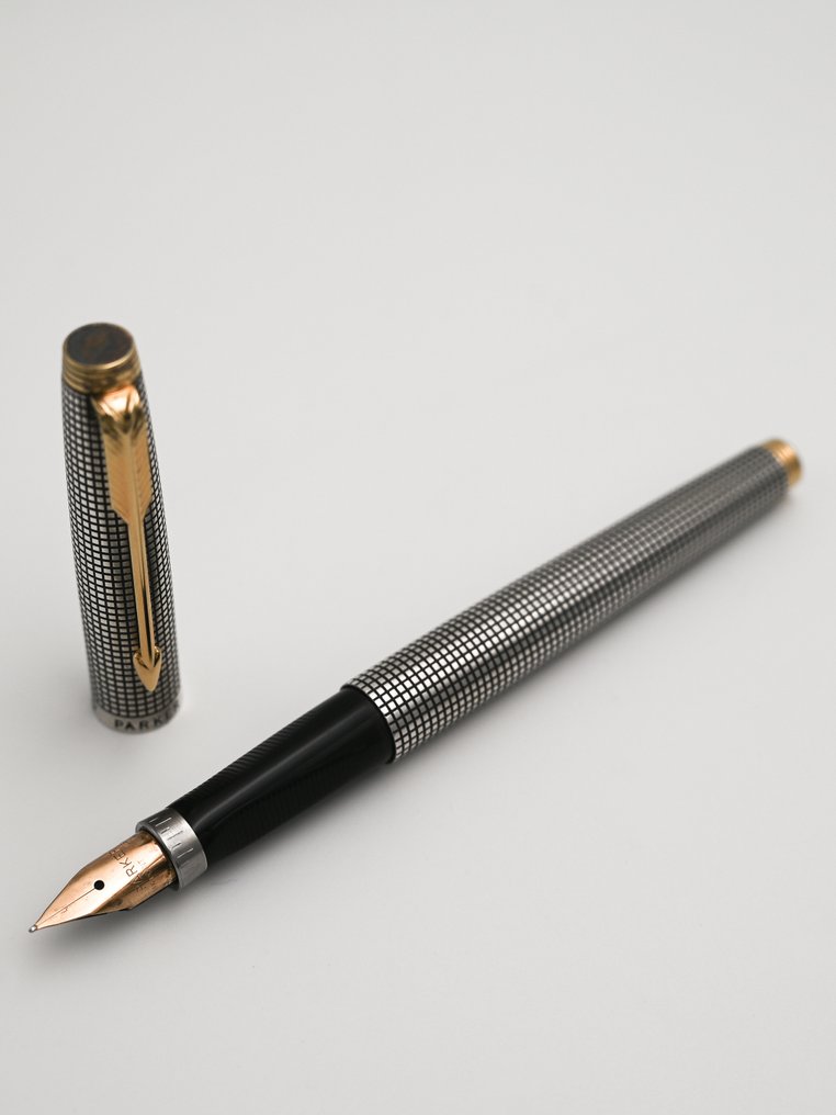 Parker - 75 Cicelé Sterling Silver (1st Generation Flat Top Design) - Täytekynä #1.0