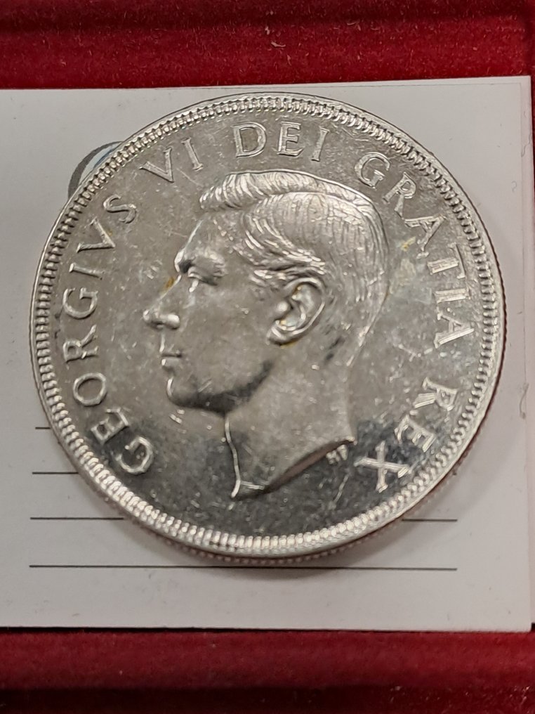 加拿大. 乔治六世. Dollar 1951  (没有保留价) #3.2