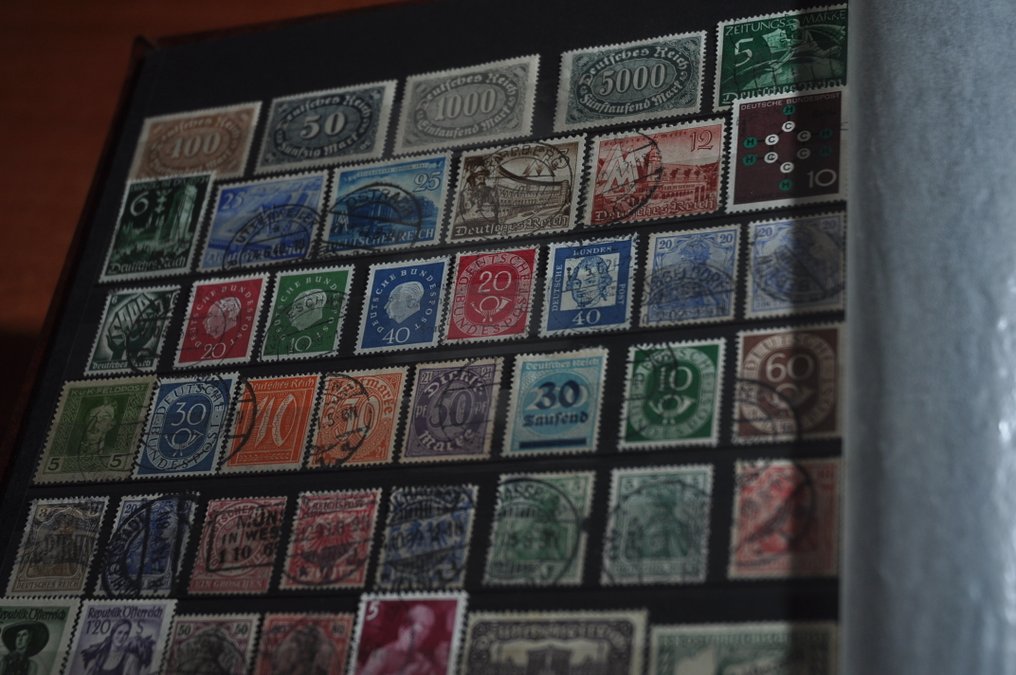 Świat  - Duży przegląd od klasycznego z różnymi krajami w stockbookach i albumach (251 zdjęć). #4.3