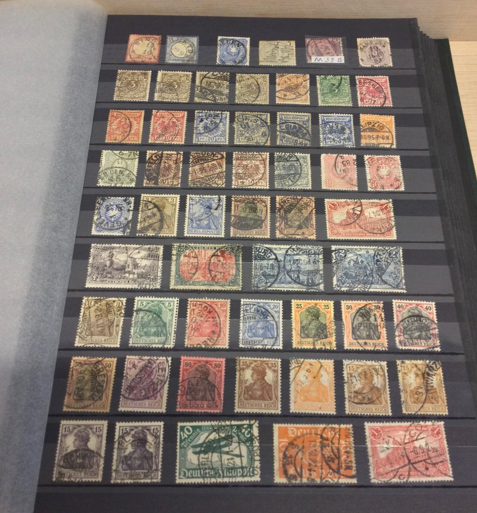 German Reich 1850/1945 - Some states and occupied areas, etc., various periods in stock book. #3.2