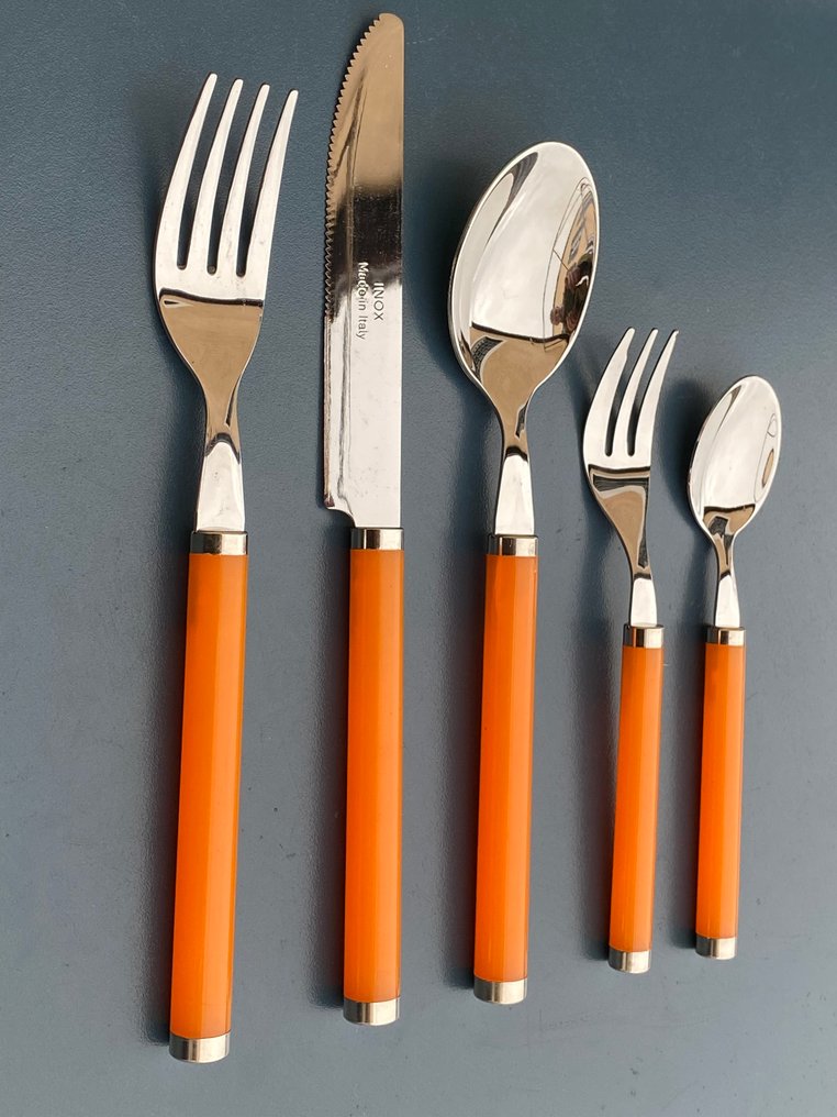 InoxPran - COLLEZIONE PRANDELLI - Servizio di posate (30) - Acciaio, inox, Plastica - Set posate da 6 persone #2.1