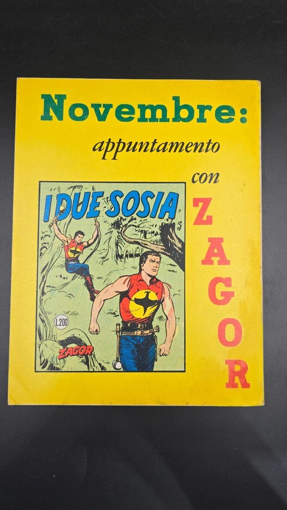 Zagor Zenith originale n. 55 - "Corvo Giallo" - 1 Comic - First edition #4.3