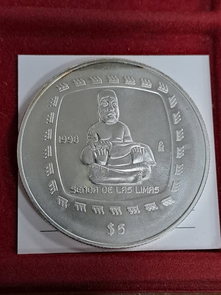 Μεξικό. 5 Pesos 1998 Señor de las Limas (χωρίς τιμή ασφαλείας) #1.0