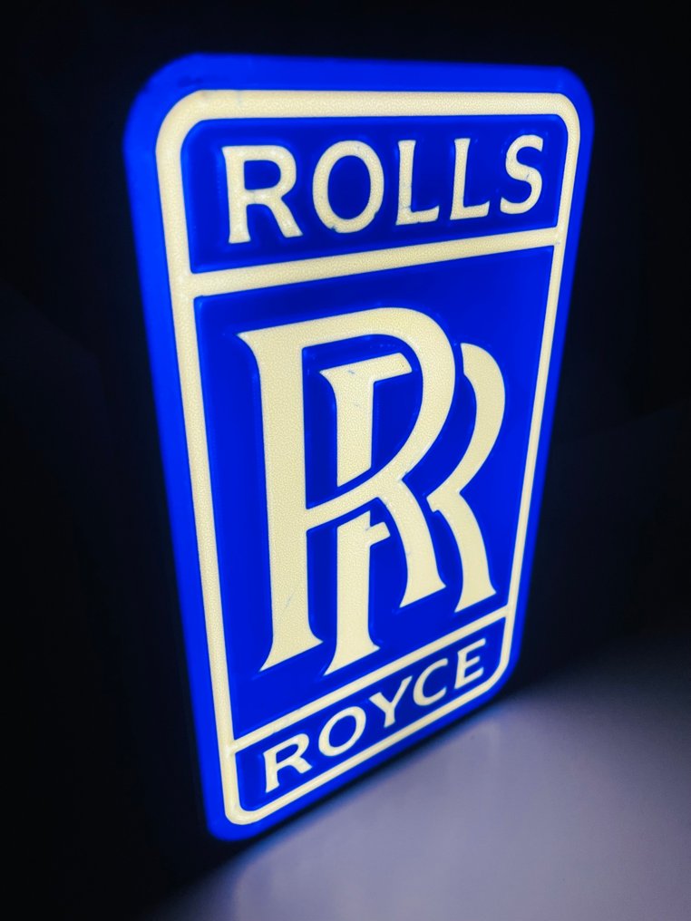 Custom illuminated wall lightbox – Luxury automotive emblem design – Made in Italy - Cr3ativid - Insegna luminosa - Plastica #1.0