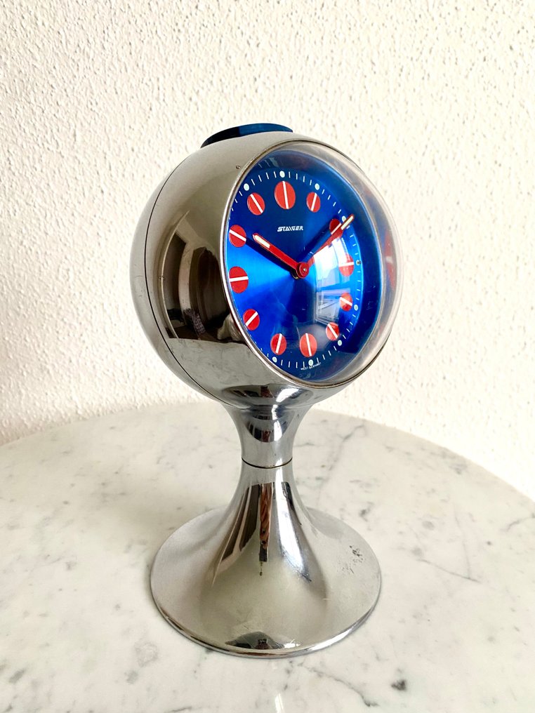 Επιτραπέζιο ρολόι - Staiger - Μοντέρνα απολύτως - 1960-1970 - Ξυπνητήρι Pop Space Age #1.0