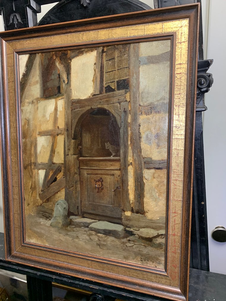 Benjamin I Vautier (1829-1898), Attributed to - Eingang zum Atelier #3.2