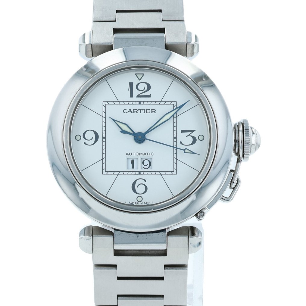 Cartier - Pasha C Big Date - Zonder minimumprijs - W31055M7 - Unisex - 2000-2010  #1.0