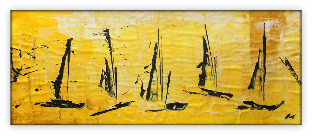 Giuseppe Panzica - Volume 3293 - Giallo Regata (80x200 XXL) #1.0
