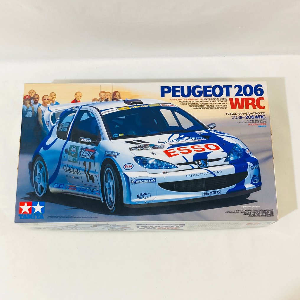 Tamiya 1:24 - Model kit - Peugeot 206 WRC - 24221 Vintage 2000s First Edition #1.0