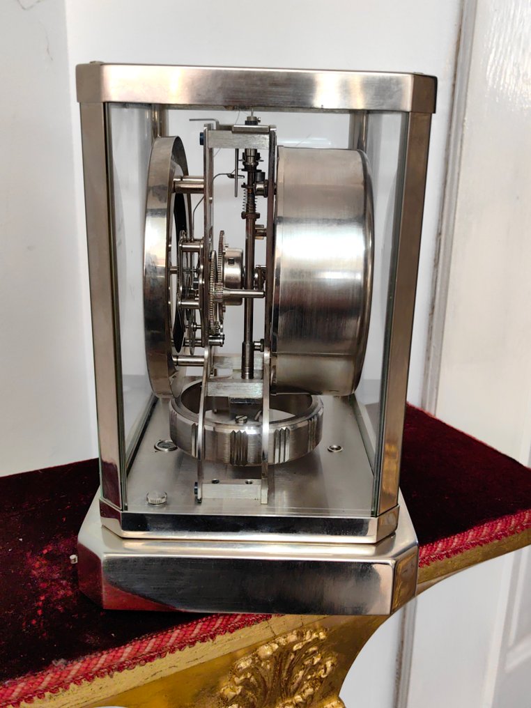 Pöytäkellot - Jaeger-LeCoultre -   - Nikkelipinnoitettu messinki, Kristalli - 1970-1980 #3.2