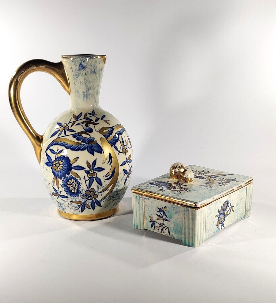 Keramis Boch - Raymond Chevallier - Κανάτα - παπαγάλος του παραδείσου - Πήλινο #4.3