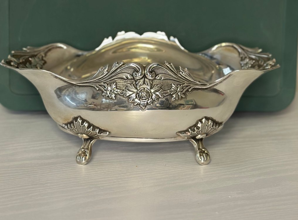 碗 - 镀银, 金属 - 花坛中心装饰 #4.3