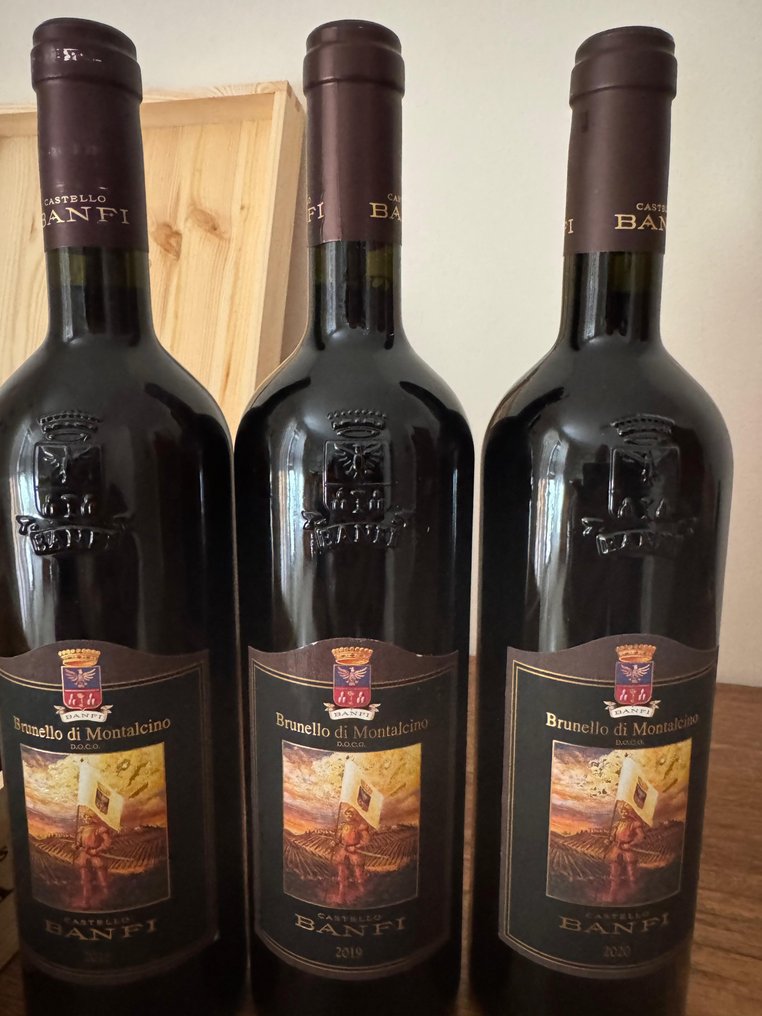2018, 2019 & 2020, Banfi - Μπρουνέλο ντι Μονταλσίνο - 3 Bottles (0.75L) #3.2