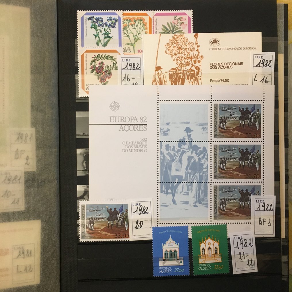 欧洲  - 新的欧洲邮票收藏和邮票册，包括葡萄牙和亚速尔群岛，以及荷兰的新邮票。 #4.3