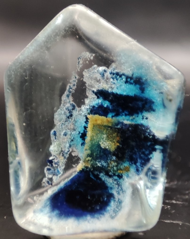 非常美丽的天然稀有清澈幻影石英水晶 样品免运费- 5.66 g #1.0