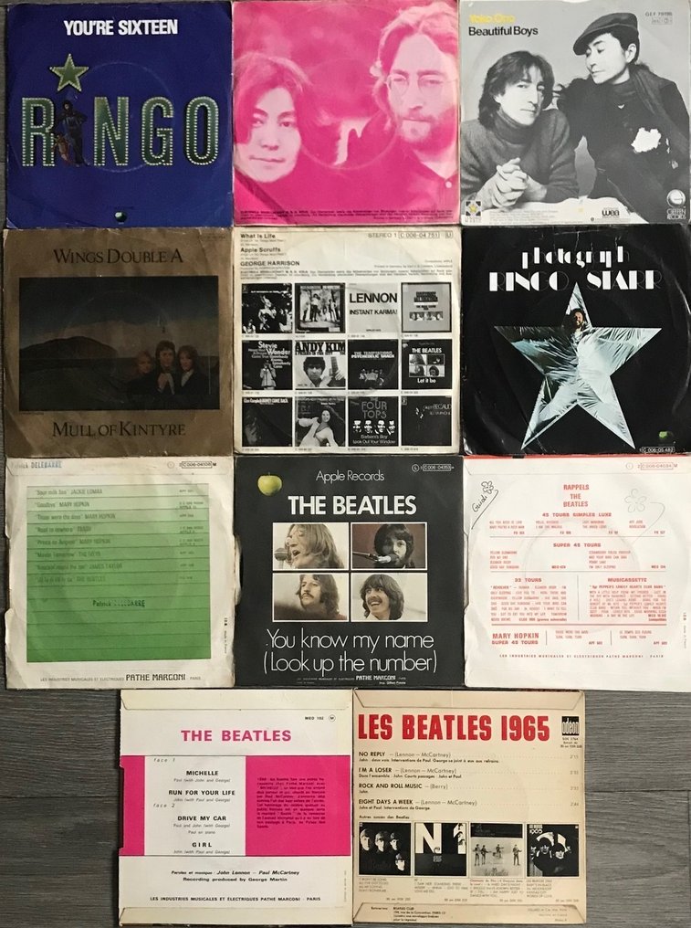 Beatles & Related - Πολλαπλοί καλλιτέχνες - 2 EP + 9 Singles - Πολλαπλοί καλλιτέχνες - Δίσκος βινυλίου - 1st Pressing - 1965 #1.0