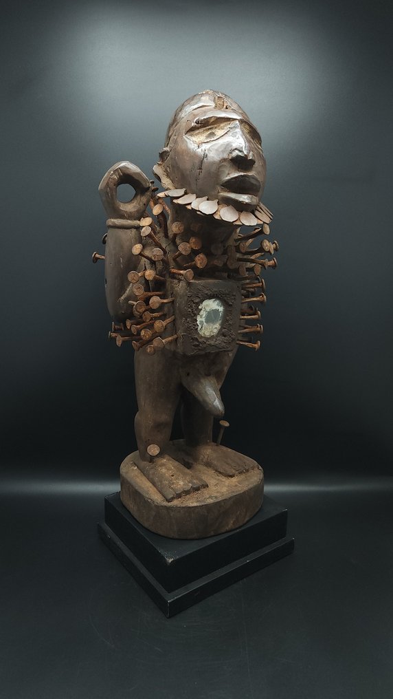 Υπέροχο φετίχ με καρφιά - Bakongo - Κονγκό RDC  (χωρίς τιμή ασφαλείας) #1.0