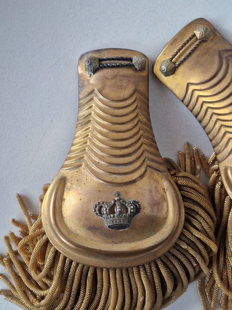 意大利 - Genio - 军装 - 皇家工程军专用肩章一对 #1.0