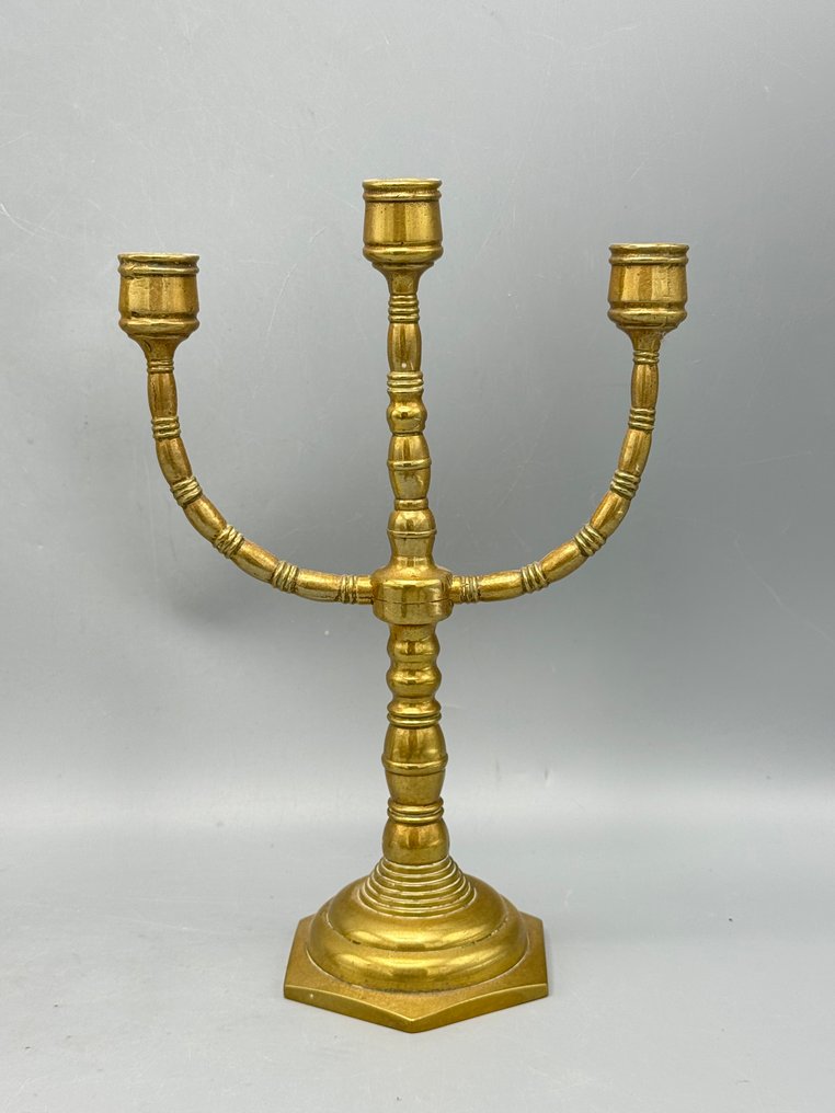 燭台 (2) - 黃銅 - 2 个光明节烛台 #2.1