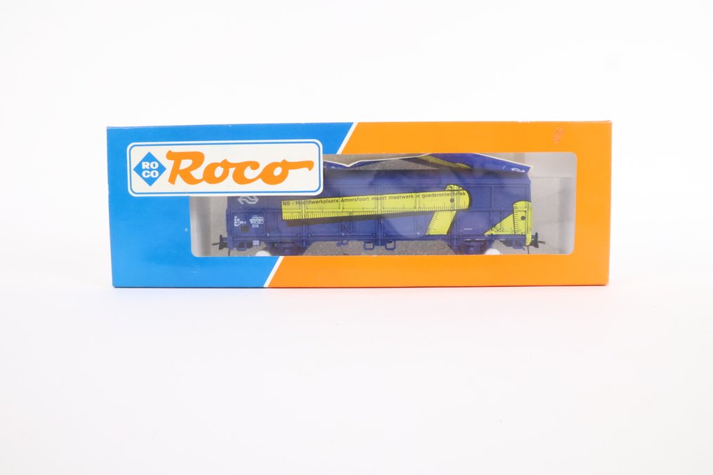 Roco H0 - 47343 - Model train freight carriage (1) - 'Lineaalwagen' NS main workshop Amersfoort 1991 - NS #2.1