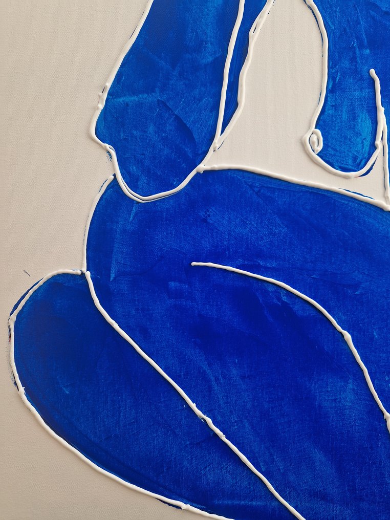 Henry Escobar - BLEU Matisse (attention sur fond blanc) #4.3