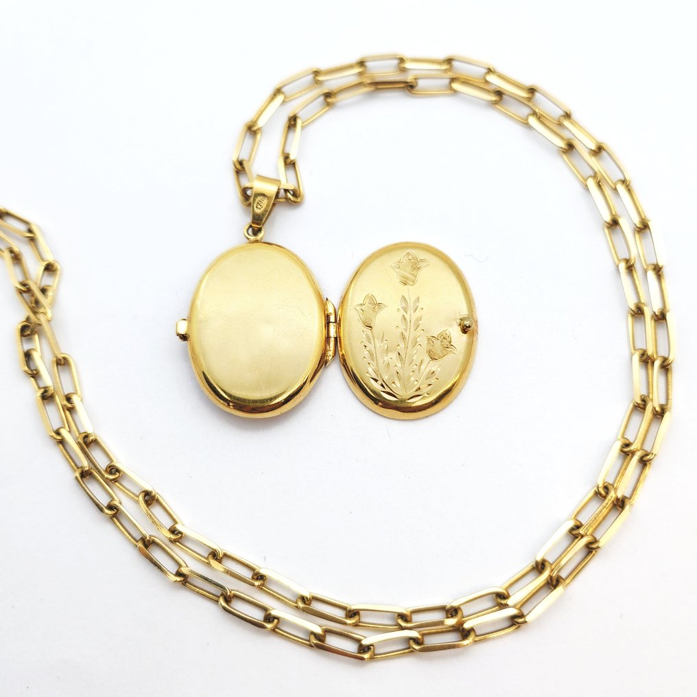 Collana con ciondolo - 18 carati Oro giallo #1.0