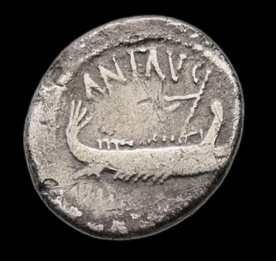 Ρωμαϊκή Δημοκρατία. Mark Antony. Denarius Patrae(?) mint #1.0