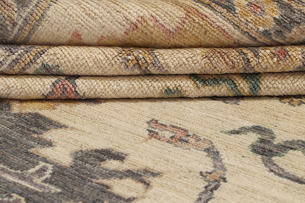 Afghan, Ziegler Kazak, Large Hand-knotted Traditional Oushak rug Unique High quality Premium wool - Carpet - 363 cm - 282 cm - New Handmade Designer rug #3.2