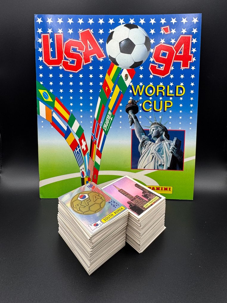 1994 Panini World Cup USA 94 - "MyPaniniWorld Collection" - 1 Empty album + complete loose sticker set - 狀況優良(EX) #1.0