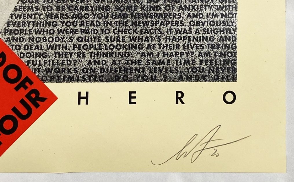 Shepard Fairey (OBEY) (1970) - Andy Gill #2.1