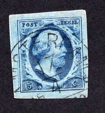Netherlands 1852 - King William III NVPH 1-3 #2.1