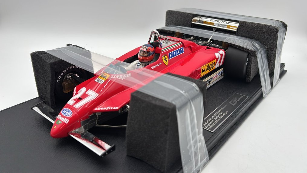 GP Replicas 1:12 - Model car - Ferrari 126 C2 Villeneuve Belgian GP Zolder 1982 - (cod.B46) #1.0