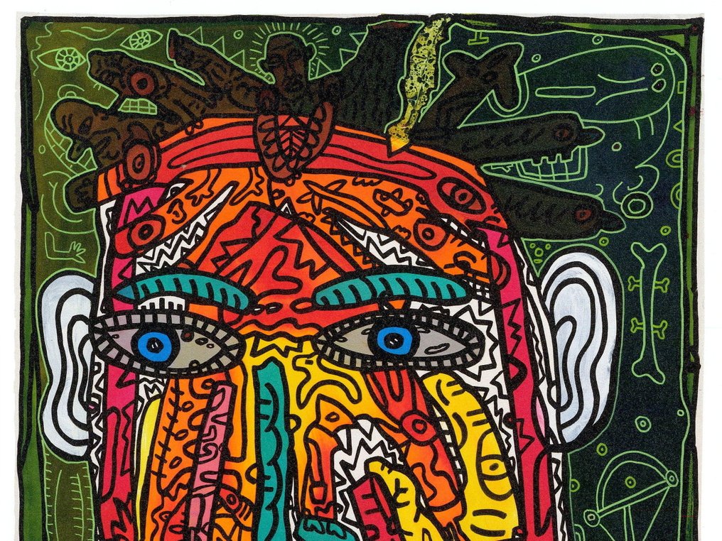 Robert Combas (1957) - Portrait #1.0