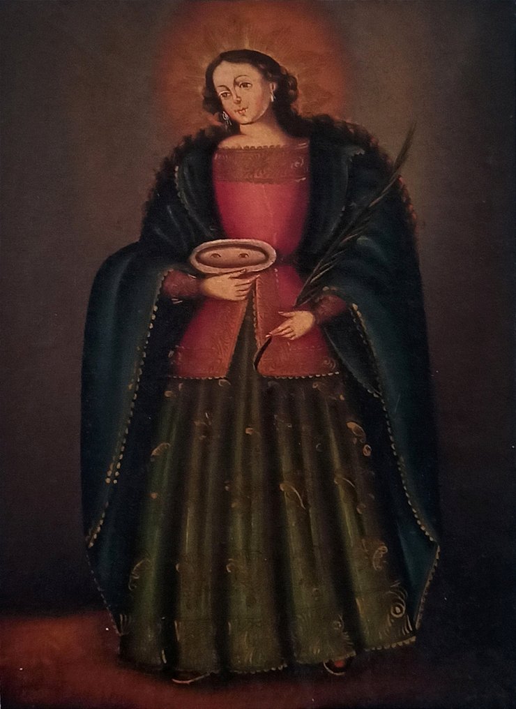 Spanish school (XX) - Santa Lucia #1.0