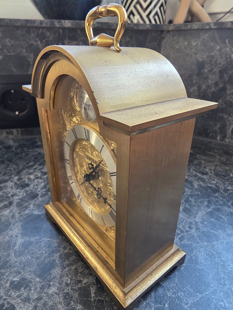 table clock/desk clock - Swiza -   Bronze, metal, brass - 1980-1990 #2.1