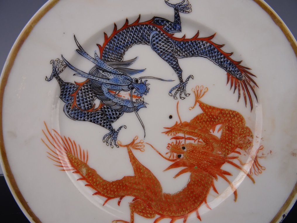 Tallrik - Porslin - 18e/19e eeuw #1.0