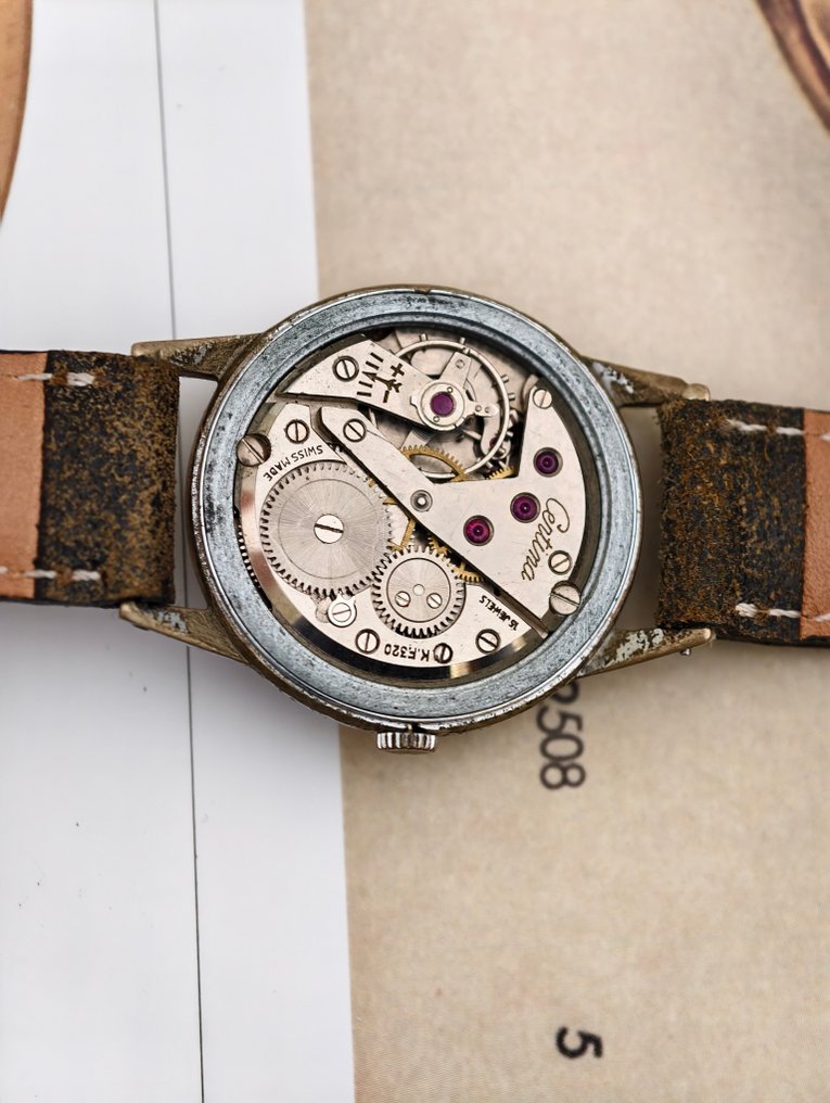 Certina - grana sub second - Fără preț de rezervă - 8591-2 - Bărbați - 1947 #4.3