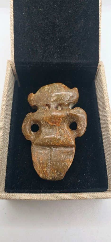 古新石器时代的巫师偶像 - 无底价 - 古玉 - 护身符 - 护身符 - 新石器时代巫师偶像 #2.1