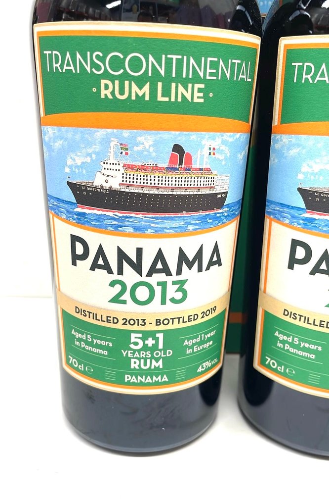 Transcontinental Rum Line 2013 - Panama   - b. 2019  - 70cl - 2 μπουκαλιών #2.1