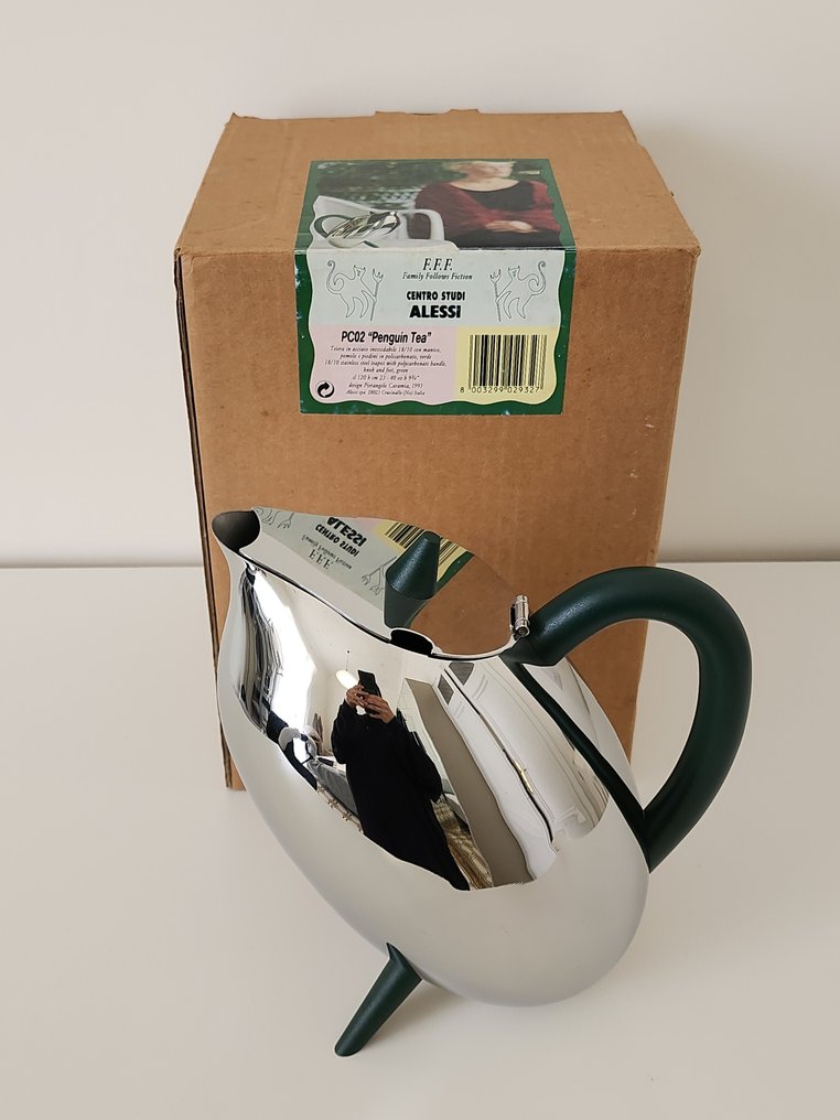 Alessi - Pierangelo Caramia - Bule - PC02 - Aço #1.0