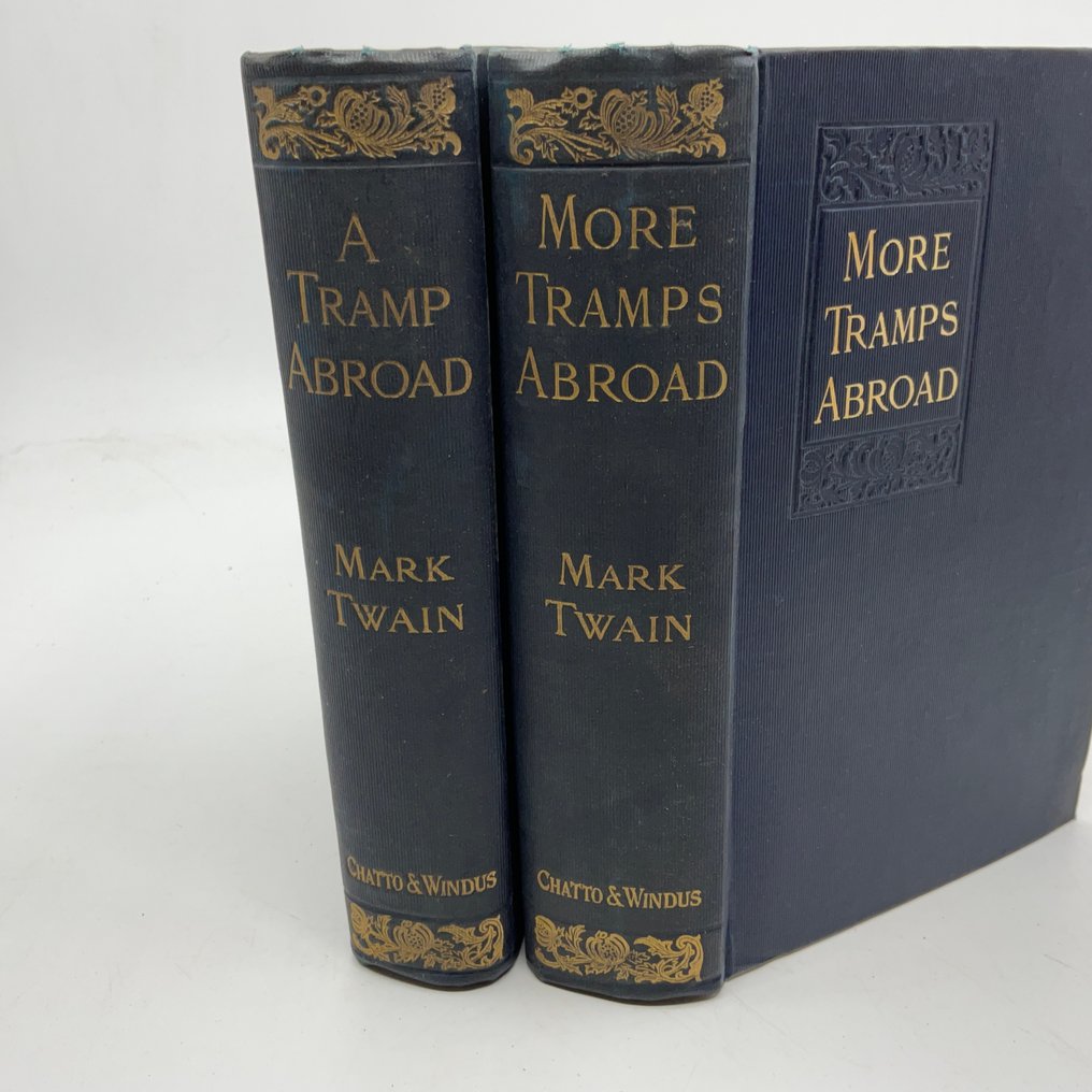 Mark Twain - Set of "A Tramp Abroad" and "More Tramps Abroad" - 1907-1909 #1.0