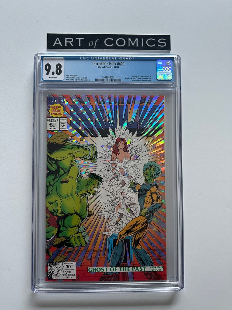 The Incredible Hulk #400 - Holo-Grafx Cover - CGC 9.8 - 1 Graded comic - EO - 1992 #1.0