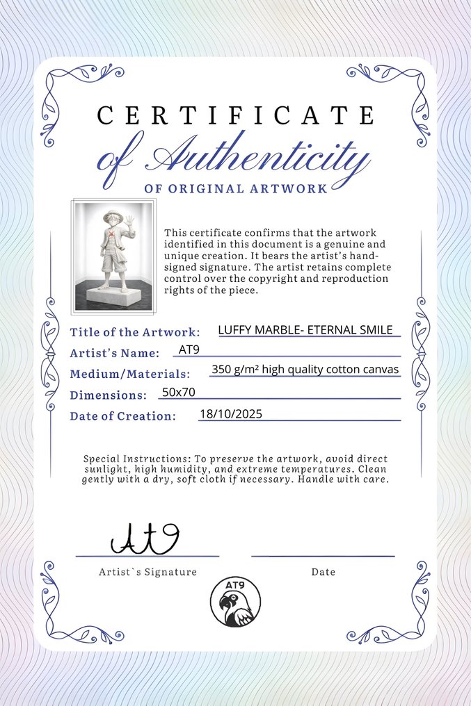 AT9 - [Canvas XL] Luffy Marble - Eternal Smile #2.1