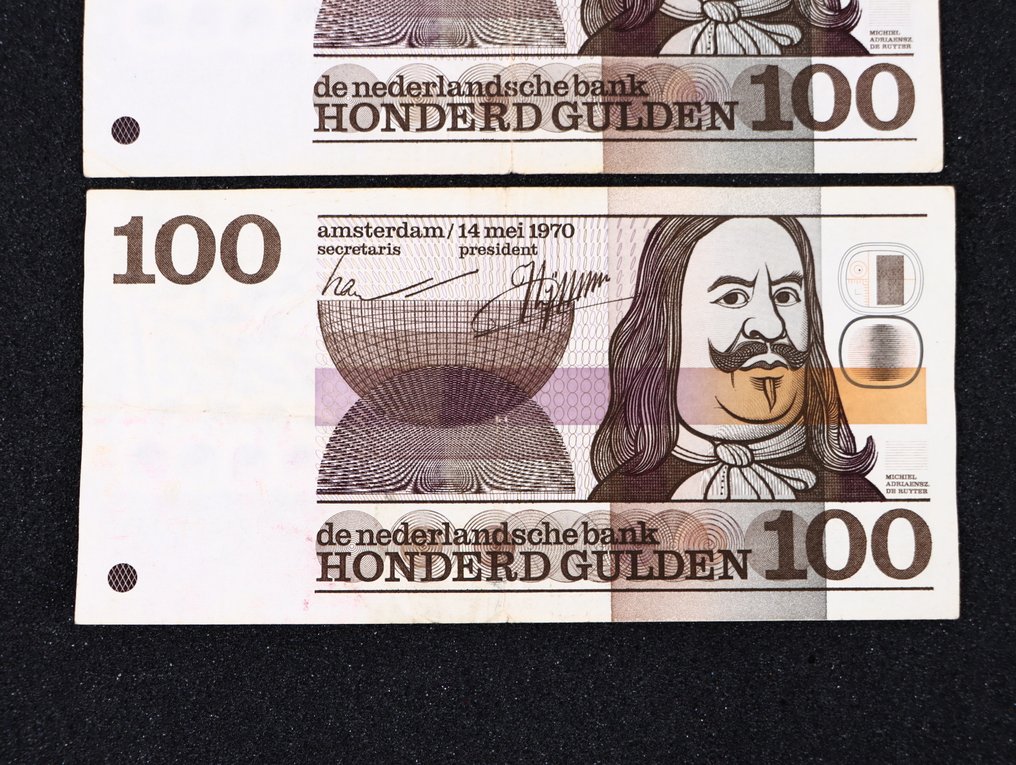 Netherlands. - 4 x 100 Gulden 1970 - Pick 93 #1.0